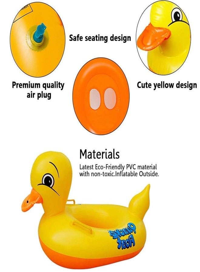 CLICK CHARM Swimming Tube for Kids Baby Safe Anti-flip Inflatable Floats Accessories (Duck Tube) - Image 5